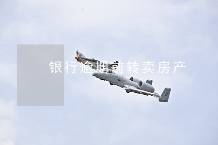 银行逾期前转卖房产 银行逾期前转卖房产