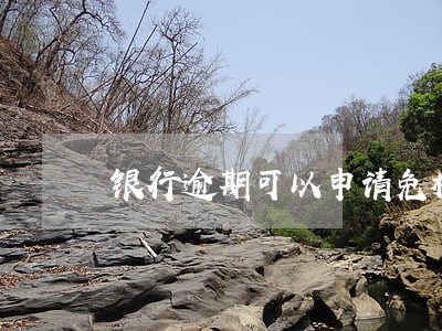 银行逾期可以申请免检吗 银行逾期可以申请免检吗