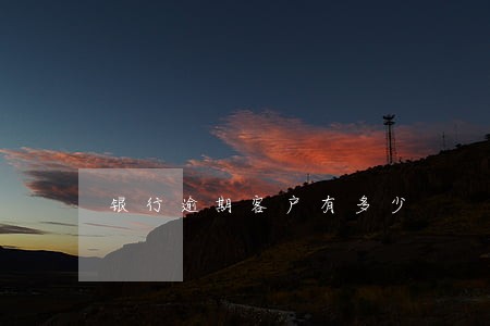 银行逾期客户有多少 银行逾期客户有多少