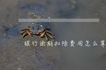 银行逾期扣除费用怎么算 银行逾期扣除费用怎么算