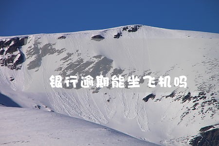 银行逾期能坐飞机吗 银行逾期能坐飞机吗