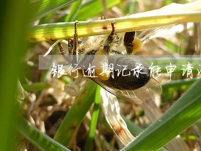银行逾期记录能申请消除吗 银行逾期记录能申请消除吗