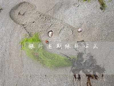 银行逾期账龄公式