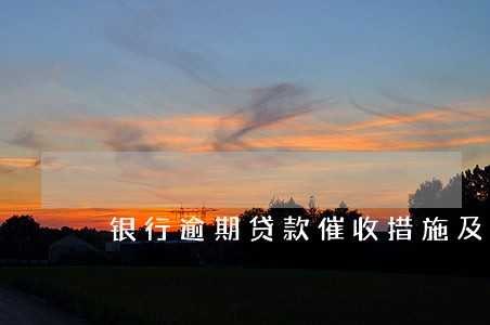 银行逾期贷款催收措施及总结