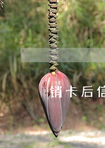 销卡后信用卡逾期记录吗 销卡后信用卡逾期记录吗