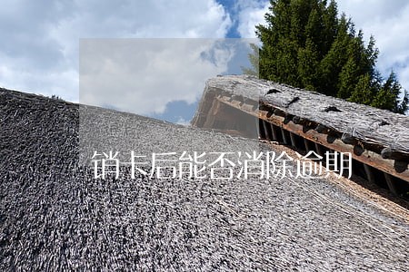 销卡后能否消除逾期 销卡后能否消除逾期