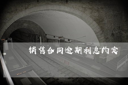 销售合同逾期利息约定 销售合同逾期利息约定
