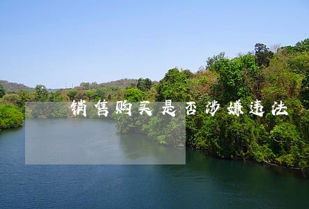 销售购买是否涉嫌违法 销售购买是否涉嫌违法