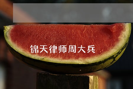 锦天律师周大兵