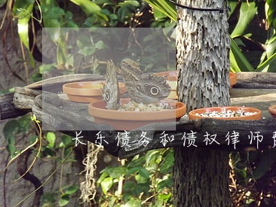 长乐债务和债权律师费用 长乐债务和债权律师费用