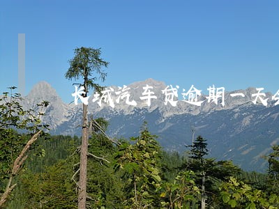 长城汽车贷逾期一天会怎么样