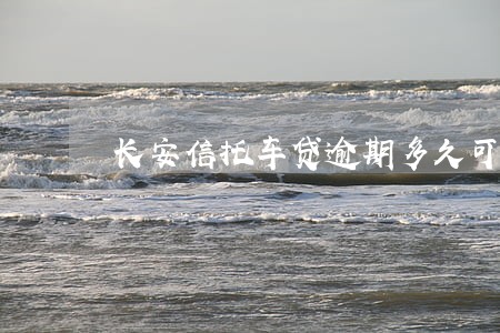 长安信托车贷逾期多久可以扣车