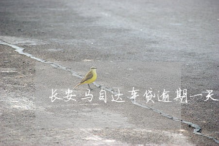 长安马自达车贷逾期一天 长安马自达车贷逾期一天