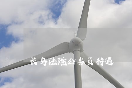 长岛法院公务员待遇