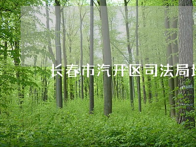 长春市汽开区司法局地址