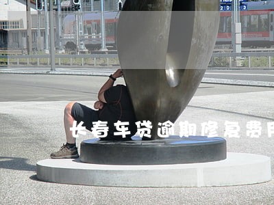 长春车贷逾期修复费用