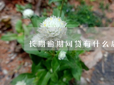 长期逾期网贷有什么后果 长期逾期网贷有什么后果