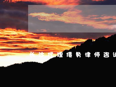 长沙代理债务律师咨询电话 长沙代理债务律师咨询电话