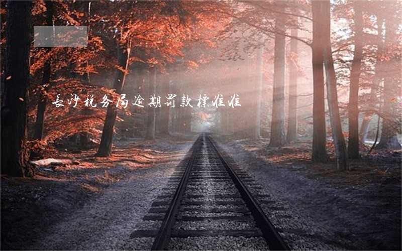 长沙税务局逾期罚款标准准 长沙税务局逾期罚款标准准