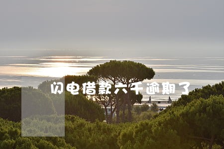 闪电借款六千逾期了 闪电借款六千逾期了