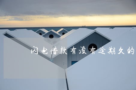 闪电借款有没有逾期久的 闪电借款有没有逾期久的