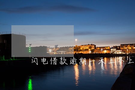 闪电借款逾期一天上不上征信吗 闪电借款逾期一天上不上征信吗