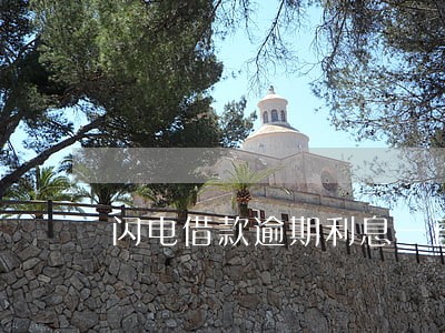 闪电借款逾期利息一直涨吗 闪电借款逾期利息一直涨吗