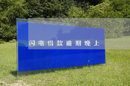 闪电借款逾期晚上