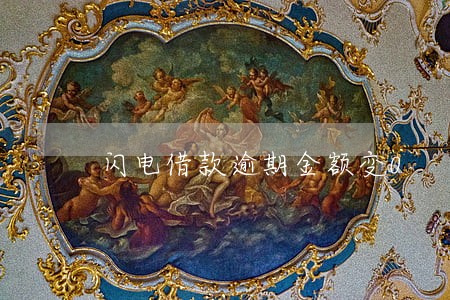 闪电借款逾期金额变0 闪电借款逾期金额变0