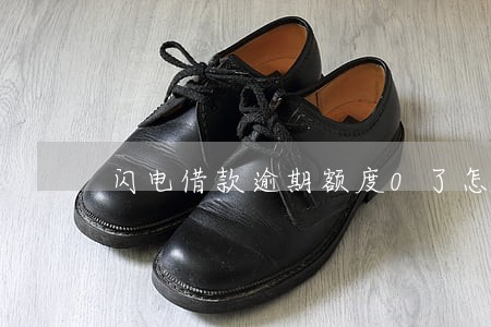 闪电借款逾期额度0了怎么办 闪电借款逾期额度0了怎么办