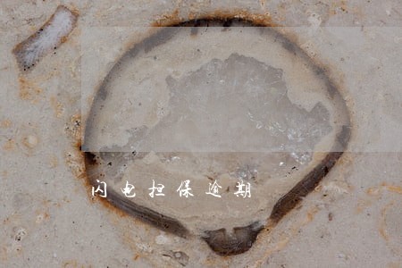 闪电担保逾期 闪电担保逾期