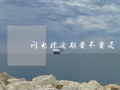 闪电标逾期要不要还 闪电标逾期要不要还