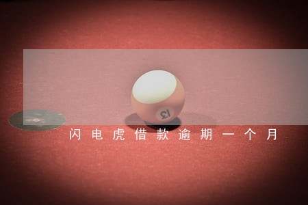闪电虎借款逾期一个月 闪电虎借款逾期一个月