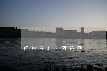 闪电贷30万逾期