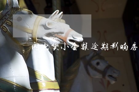 闪电贷小金额逾期影响房贷吗 闪电贷小金额逾期影响房贷吗