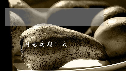 闪电逾期1天 闪电逾期1天