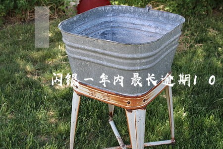 闪银一年内最长逾期10天 闪银一年内最长逾期10天