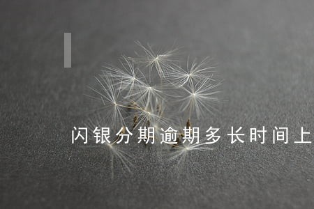 闪银分期逾期多长时间上征信
