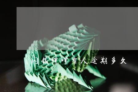 闪银哼哼有人逾期多久 闪银哼哼有人逾期多久