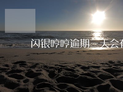 闪银哼哼逾期三天会有事吗 闪银哼哼逾期三天会有事吗