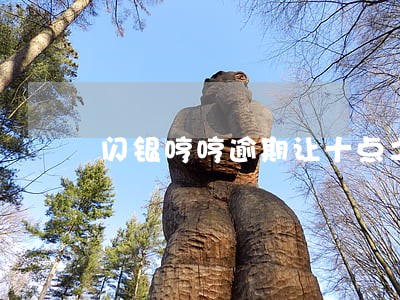 闪银哼哼逾期让十点之前 闪银哼哼逾期让十点之前