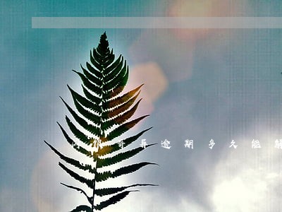 闪银奇异逾期多久能解封 闪银奇异逾期多久能解封