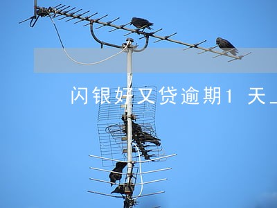 闪银好又贷逾期1天上征信吗 闪银好又贷逾期1天上征信吗