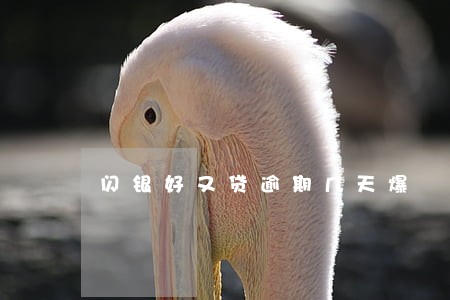 闪银好又贷逾期几天爆 闪银好又贷逾期几天爆