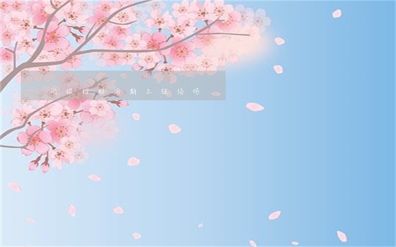 闪银招财逾期上征信吗 闪银招财逾期上征信吗