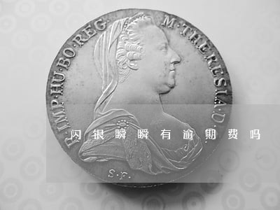 闪银瞬瞬有逾期费吗 闪银瞬瞬有逾期费吗