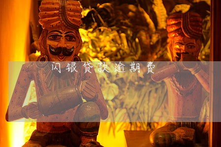 闪银贷款逾期费 闪银贷款逾期费