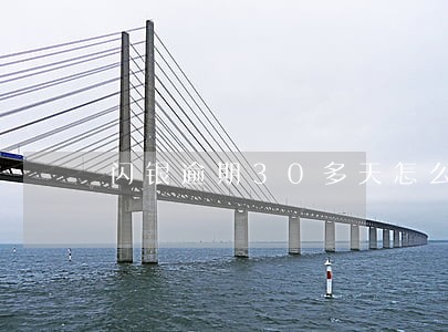 闪银逾期30多天怎么办 闪银逾期30多天怎么办