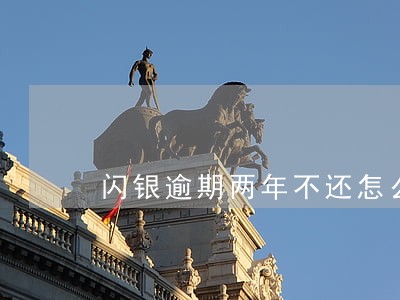 闪银逾期两年不还怎么样 闪银逾期两年不还怎么样