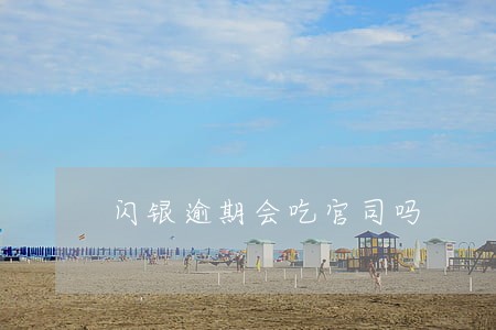 闪银逾期会吃官司吗